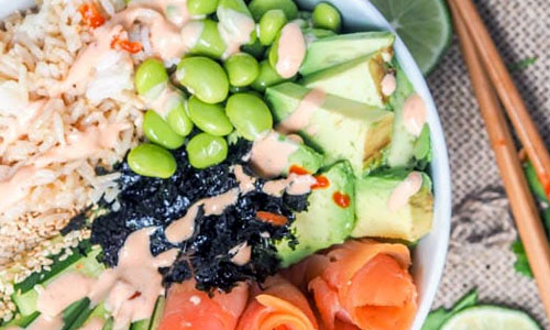 Avocado Sushi Bowl Classic